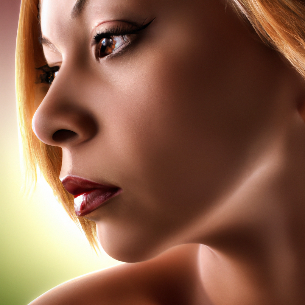 After: retouched portrait with balanced soft key light and refined colours